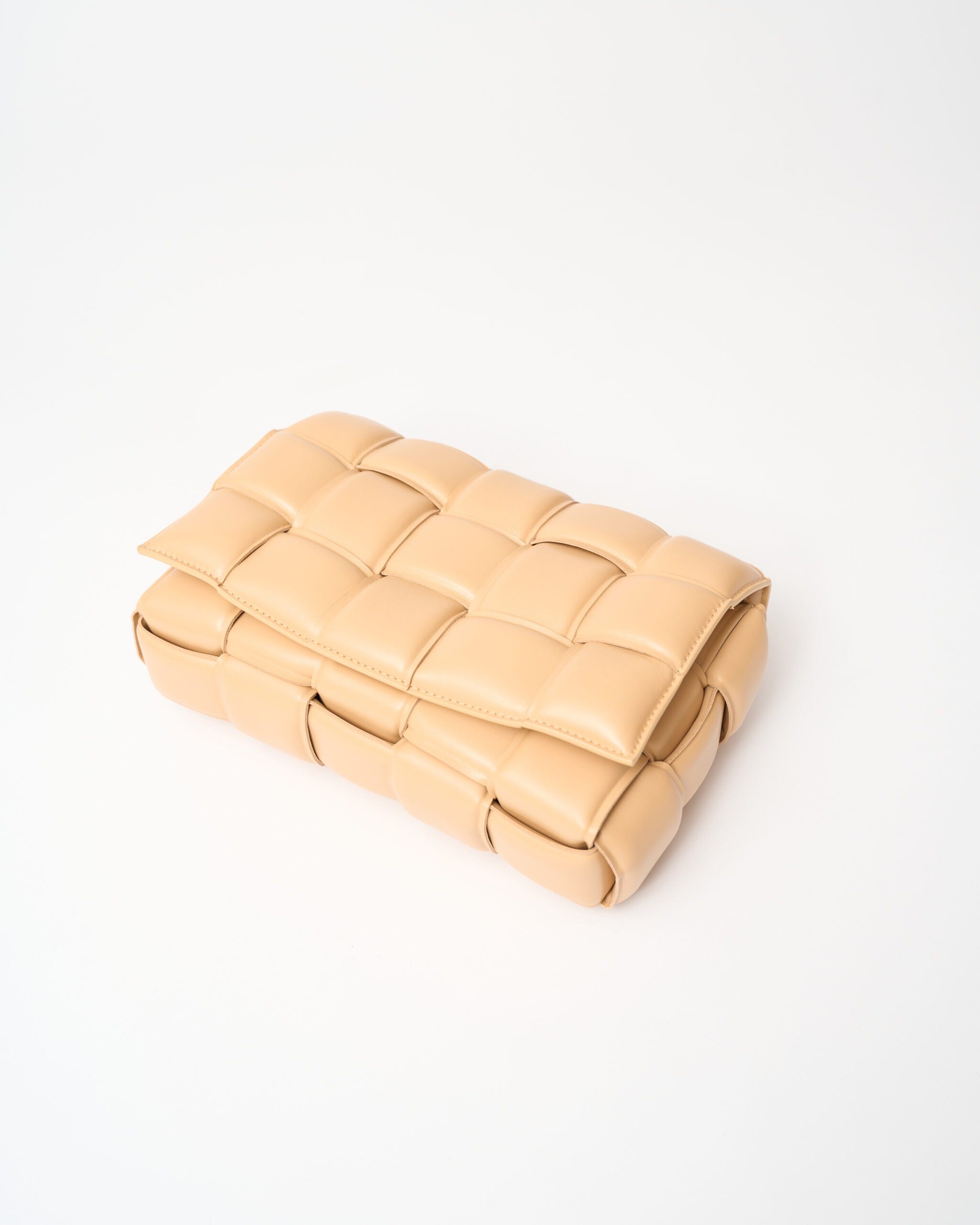 Bottega Veneta Padded Cassette Almond Gold