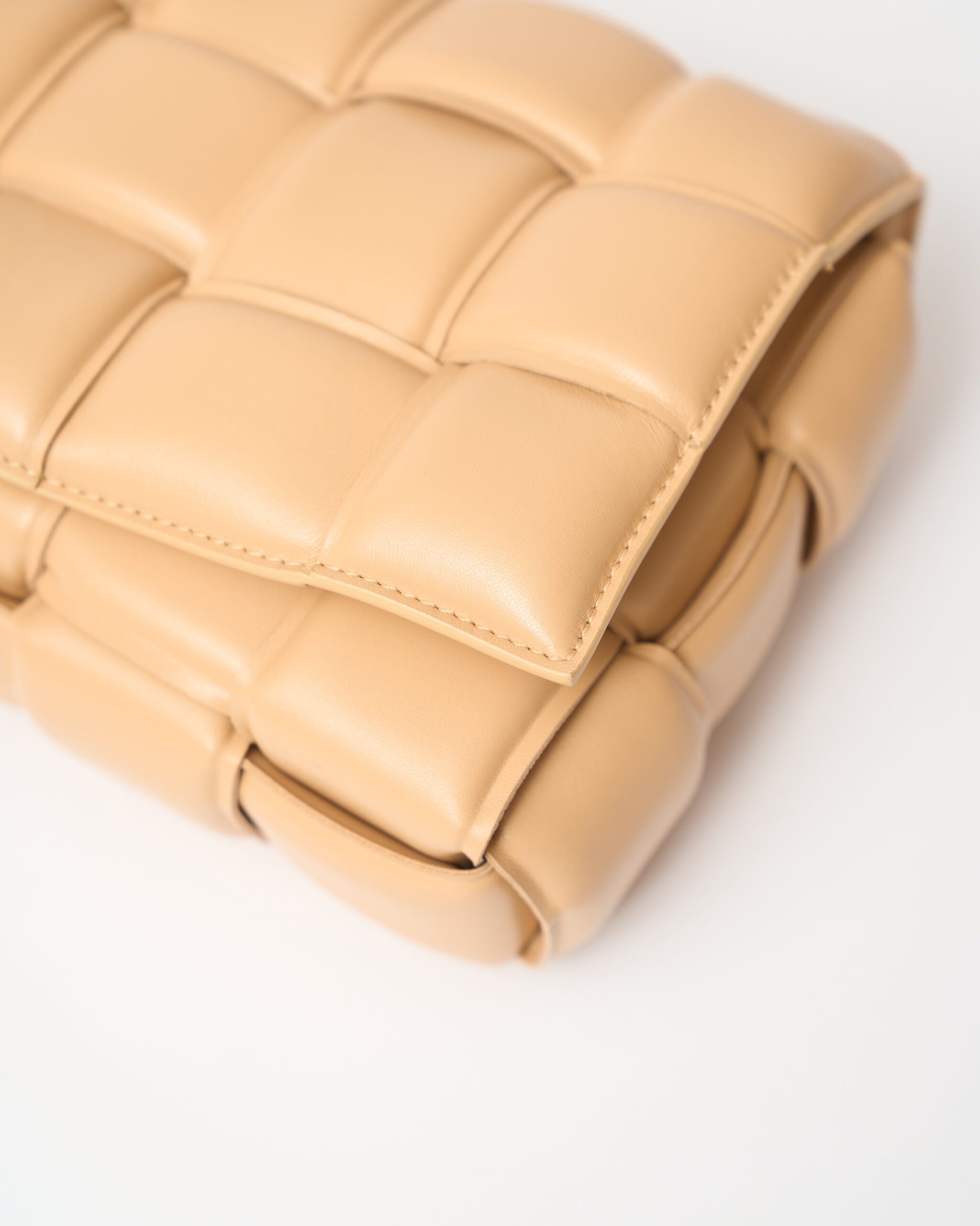 Bottega Veneta Padded Cassette Almond Gold