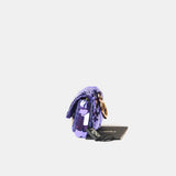 Fendi Nano Baguette Purple Sequin Bag Charm