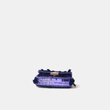 Fendi Nano Baguette Purple Sequin Bag Charm