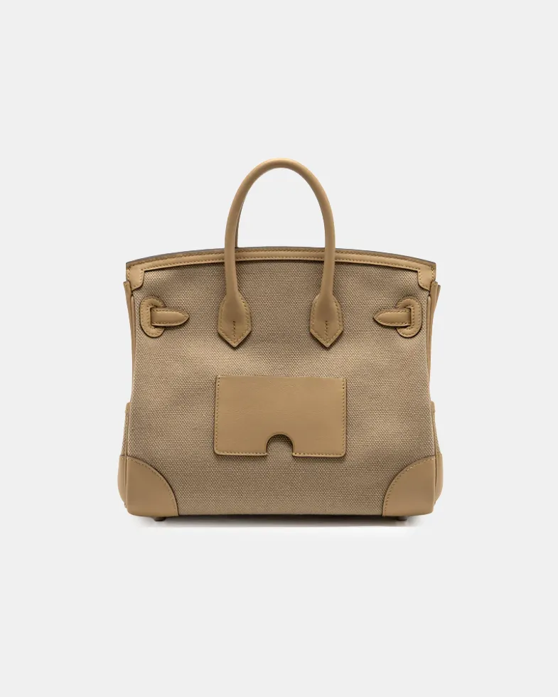 Hermès Birkin 25 Cargo Beige Marfa/Poussiere Toile PHW