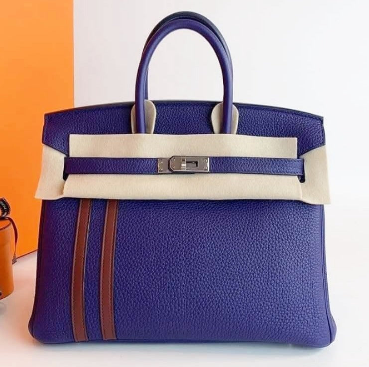 Hermès Birkin 25 Officier Blue Encre Togo PHW