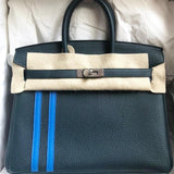 Hermès Birkin 25 Officier Vert Cypress Togo PHW