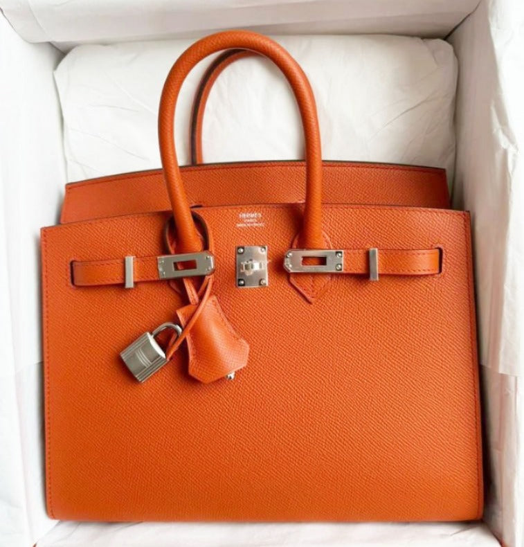 Hermès Birkin 25 Sellier Terre Battue Epsom PHW