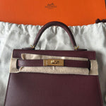 Hermès Mini kelly rouge h GHW
