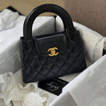 Chanel Black Mini Kelly Mini Calfskin GHW