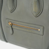 Celine Luggage Handbag in Grey color and Drummed (Grained) Calfskin Leather