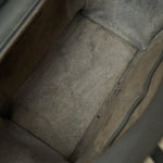 Celine Luggage Handbag in Grey color and Drummed (Grained) Calfskin Leather