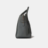 Celine Luggage Handbag in Grey color and Drummed (Grained) Calfskin Leather