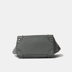 Celine Luggage Handbag in Grey color and Drummed (Grained) Calfskin Leather
