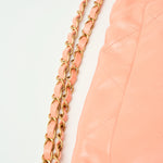 Chanel 22 Handbag in light orange color and Shiny Calfskin leather in GHW 