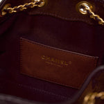 Chanel 25 shoulder bag in brown color and grained calfskin material in GHW 