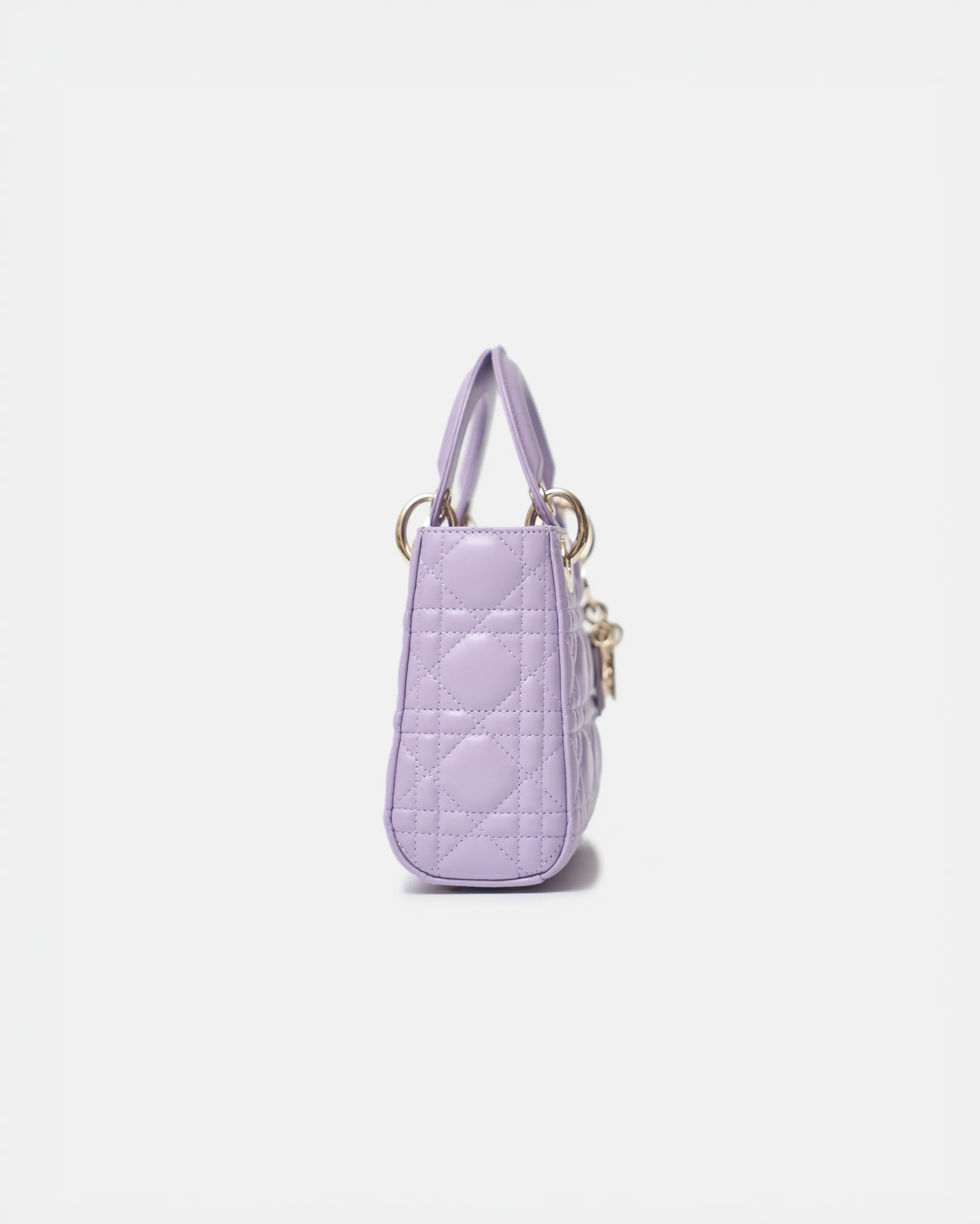 Dior Mini Lady Dior Lilac Bag Lambskin | Selectif Official