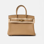 Hermès Birkin 30 handbag in chai color and Togo leather in GHW