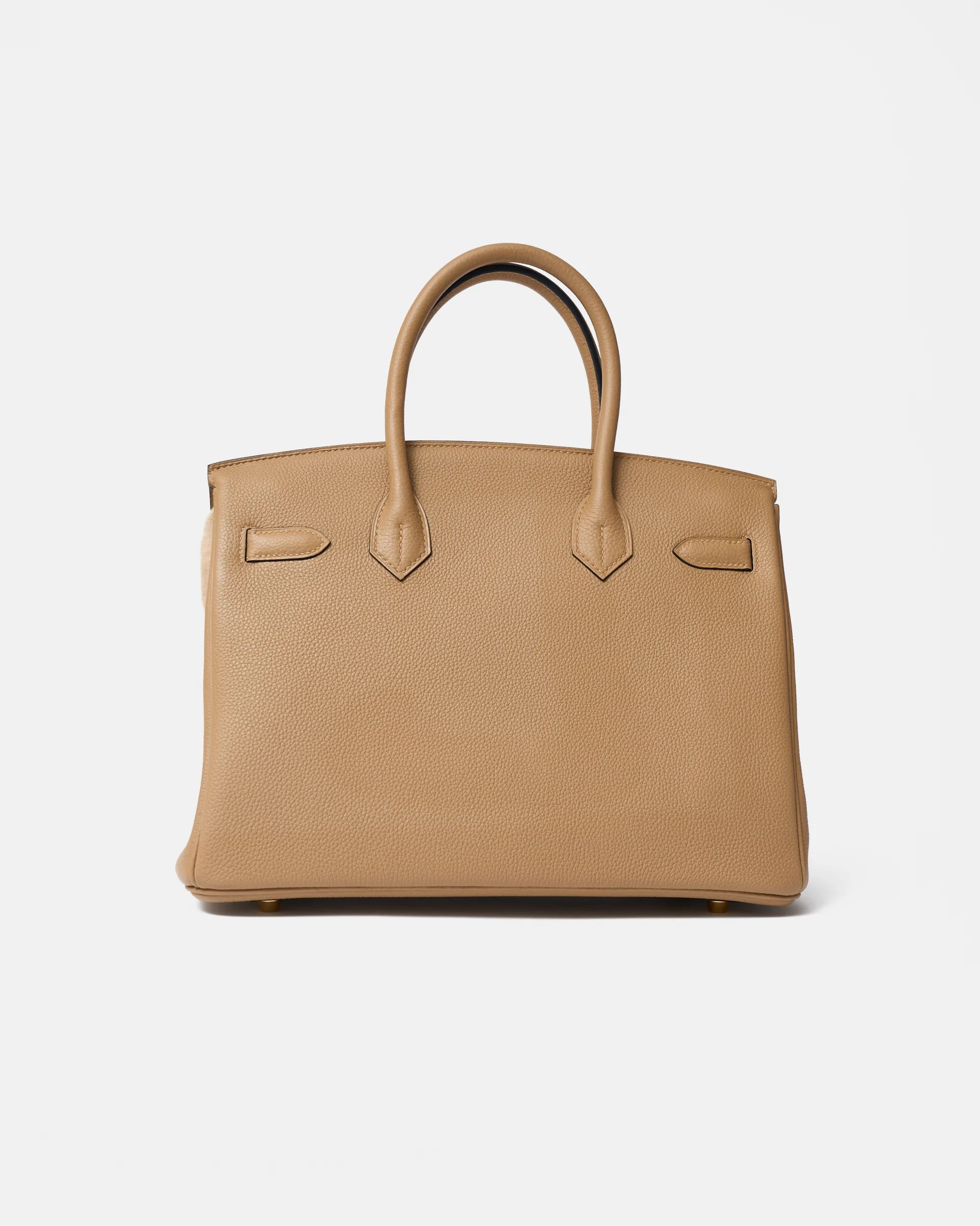 Hermès Birkin 30 handbag in chai color and Togo leather in GHW