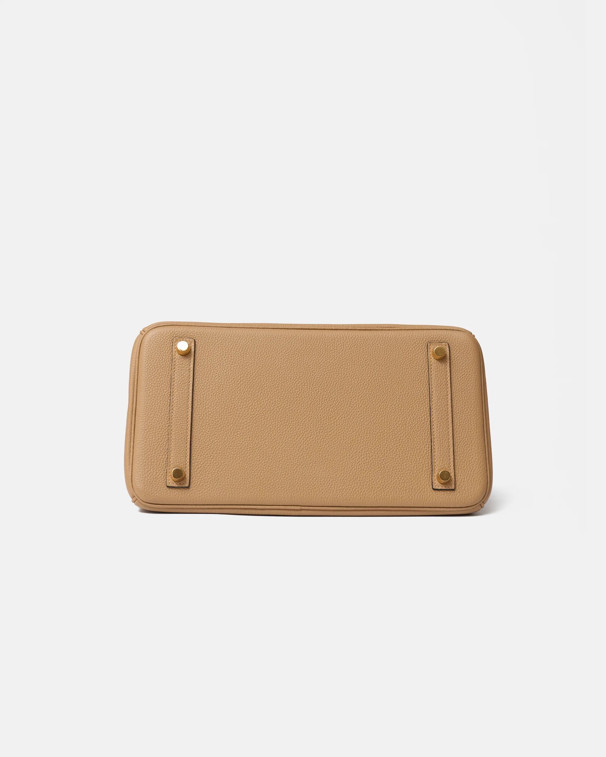 Hermès Birkin 30 handbag in chai color and Togo leather in GHW