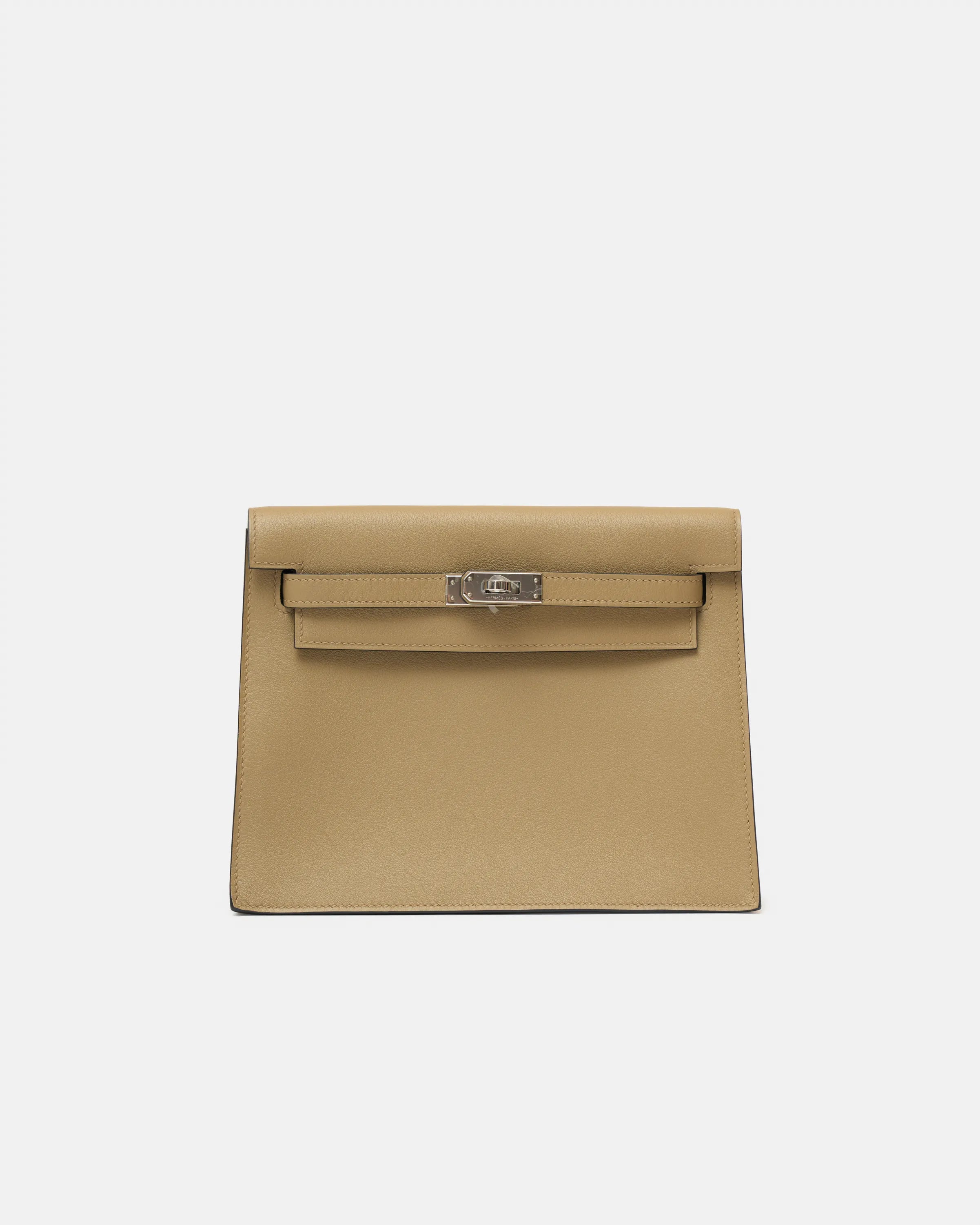 Hermès kelly danse crossbody in trench color and Swift leather in PHW