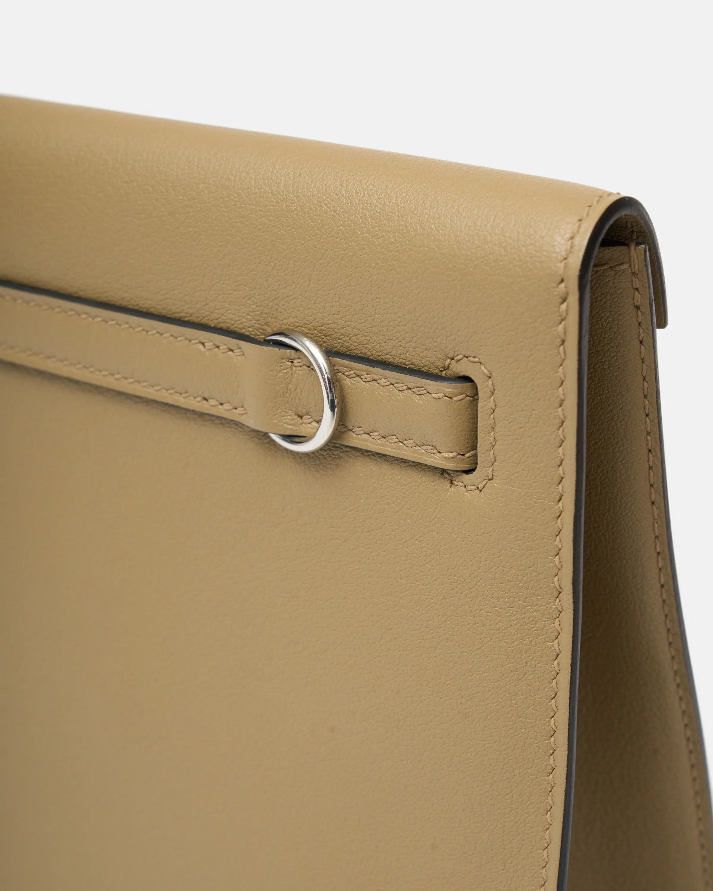 Hermès kelly danse crossbody in trench color and Swift leather in PHW