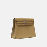 Hermès kelly danse crossbody in trench color and Swift leather in PHW