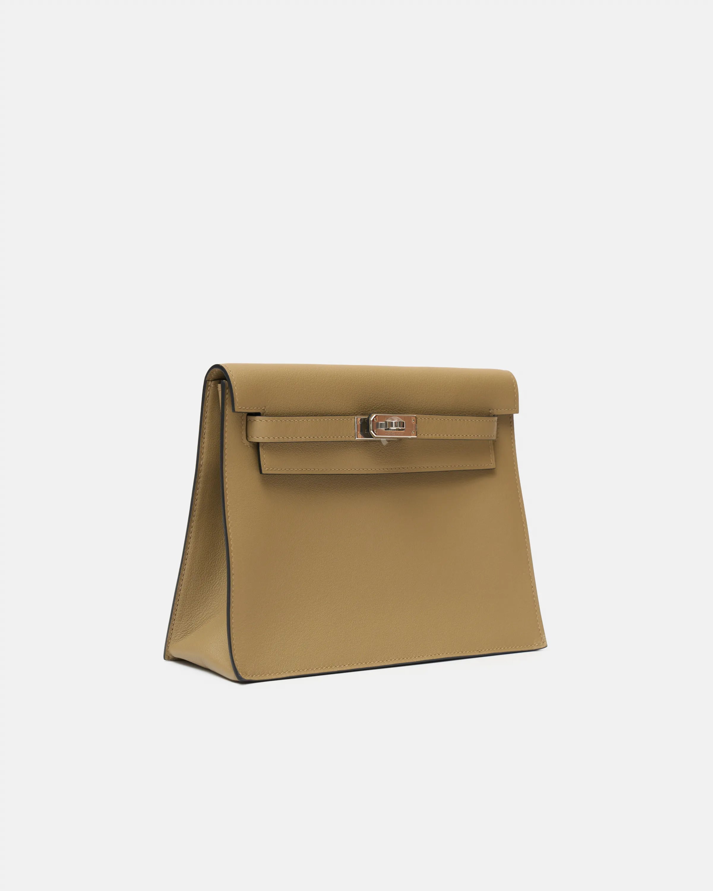 Hermès kelly danse crossbody in trench color and Swift leather in PHW