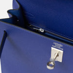 Hermès Kelly Sellier 25 handbag in bleu encre color and Epsom leather in PHW
