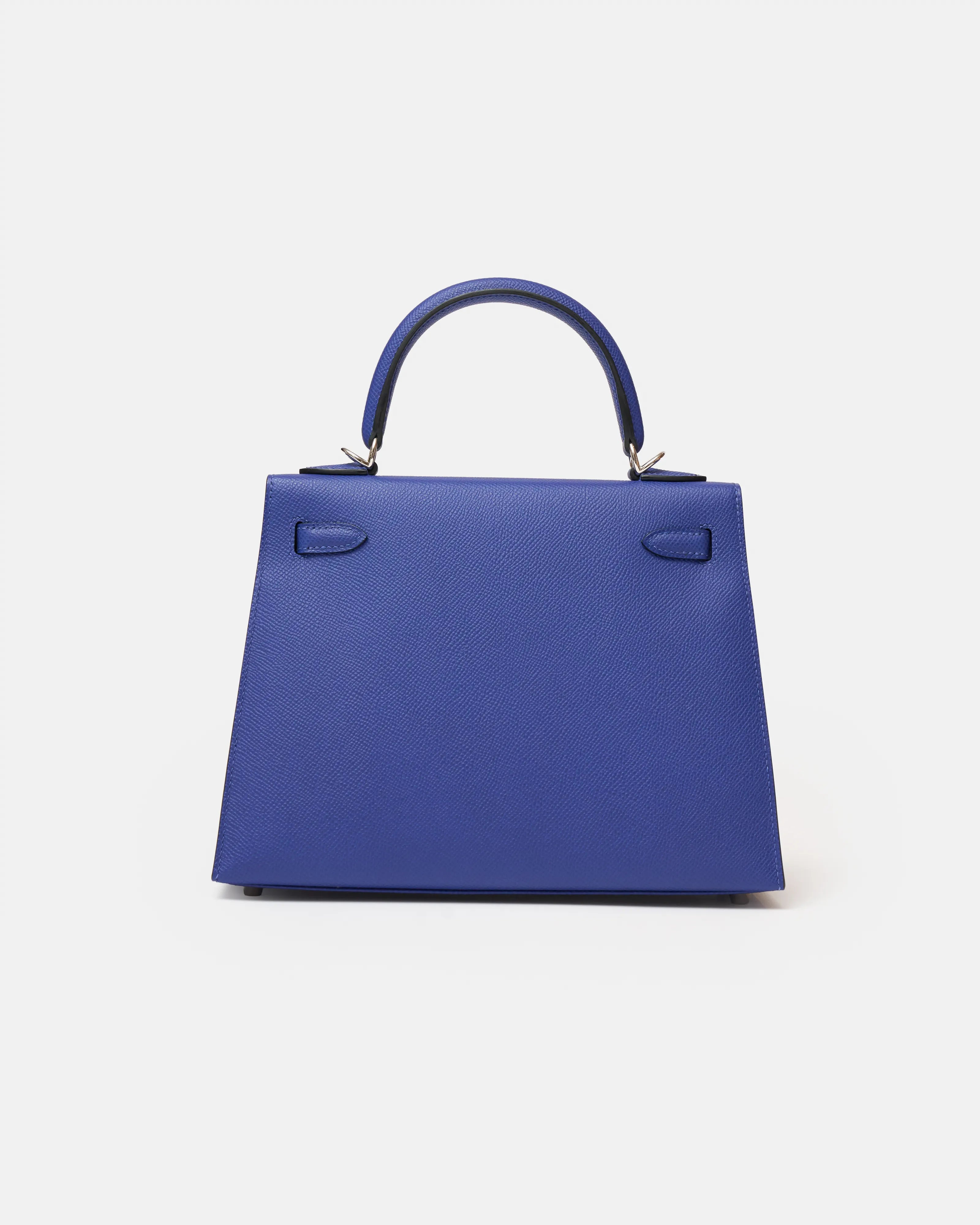 Hermès Kelly Sellier 25 handbag in bleu encre color and Epsom leather in PHW