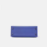 Hermès Kelly Sellier 25 handbag in bleu encre color and Epsom leather in PHW