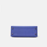 Hermès Kelly Sellier 25 handbag in bleu encre color and Epsom leather in PHW