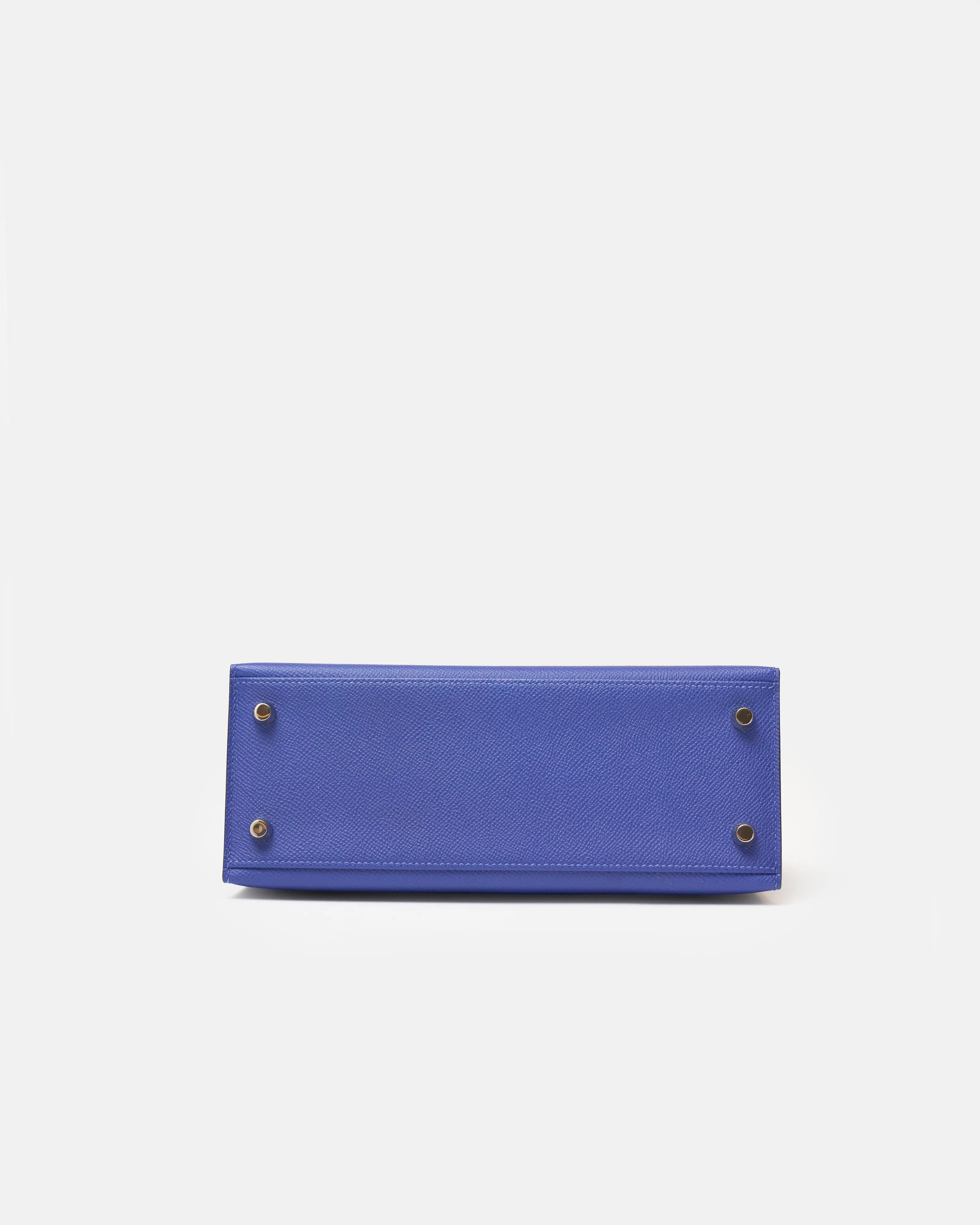 Hermès Kelly Sellier 25 handbag in bleu encre color and Epsom leather in PHW