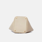 Hermès Mini Picotin 18 bucket bag in Trench color and Clemence leather in GHW
