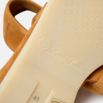 Loro Piana Summer Charms Walk loafers in Brown color and Suede leather in GHW 