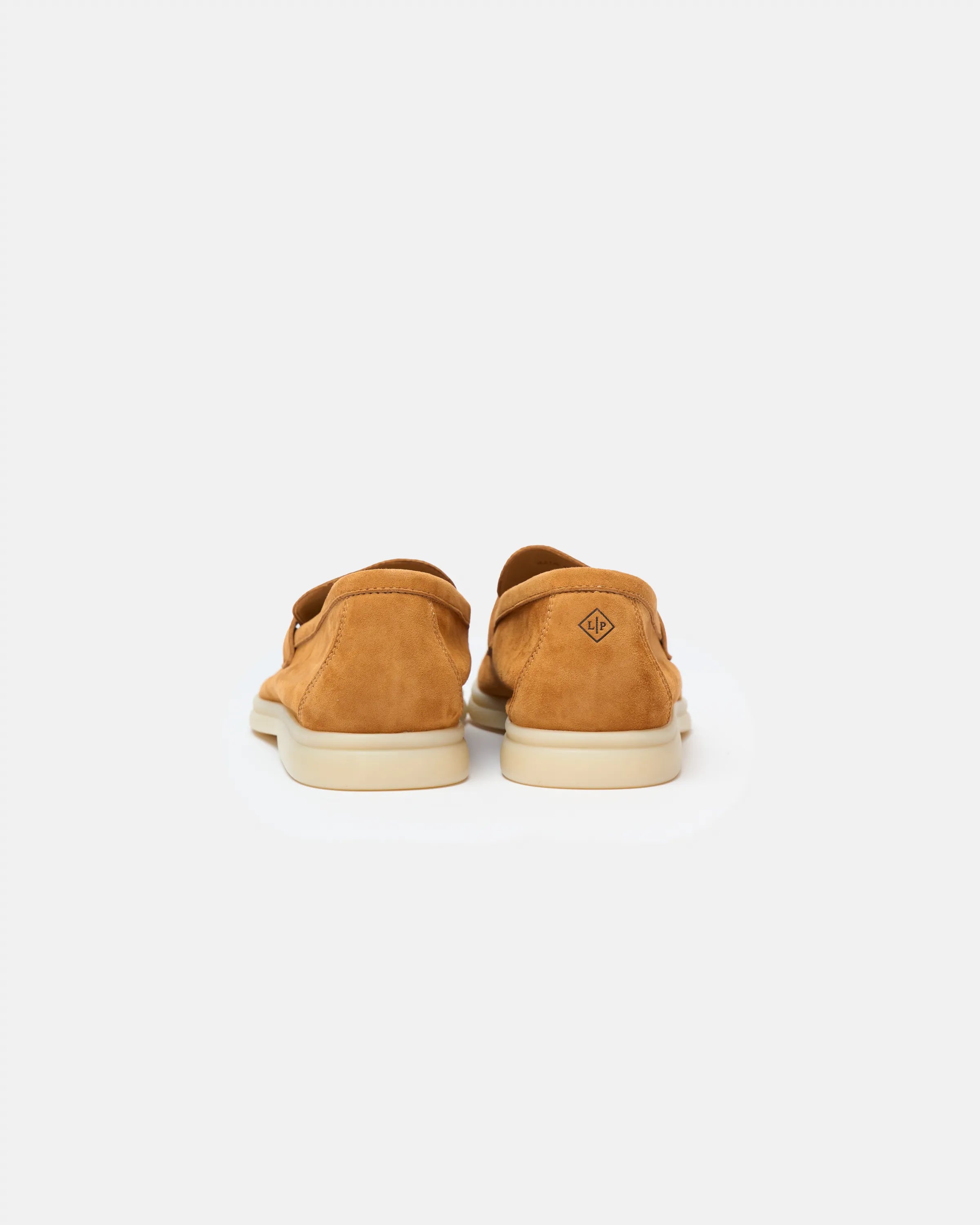 Loro Piana Summer Charms Walk loafers in Brown color and Suede leather in GHW 