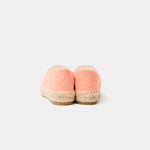 Chanel Light Orange Cotton Tweed Fabric and Grosgrain Espadrilles