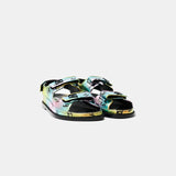 Chanel Multicolor Laminated Calfskin Dad Sandals 37.5