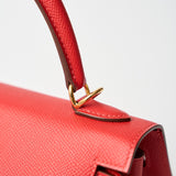 Hermès Kelly 25 Rouge de Coeur Epsom GHW