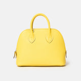 Hermès Mini Bolide 1923 Jaune Citron Chervre Mysore PHW